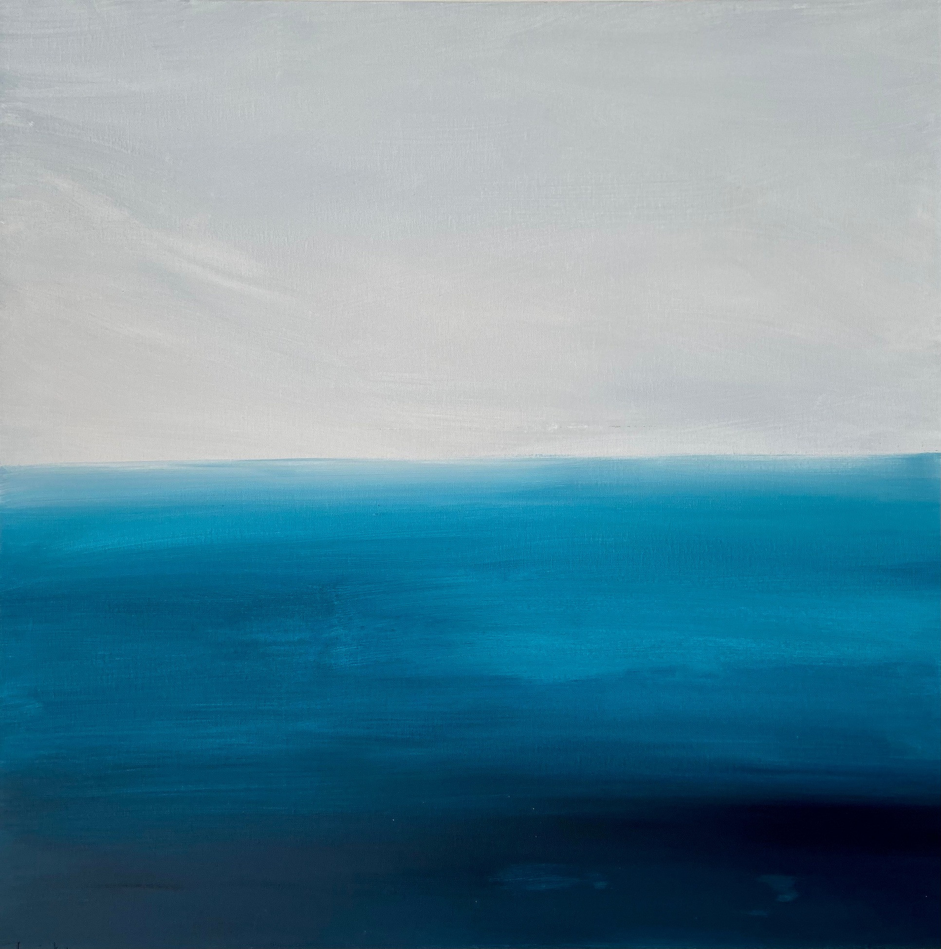 Indigo céleste, peinture de Fani Kosti